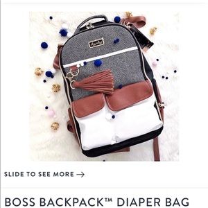Itzy Ritzy Boss Backpack and Wipe Case